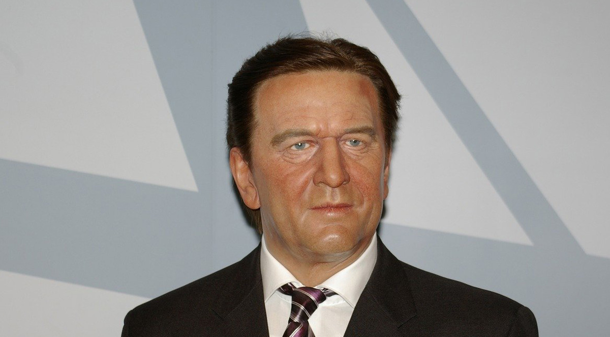 Gerhard Schröder als Wachsfigur
