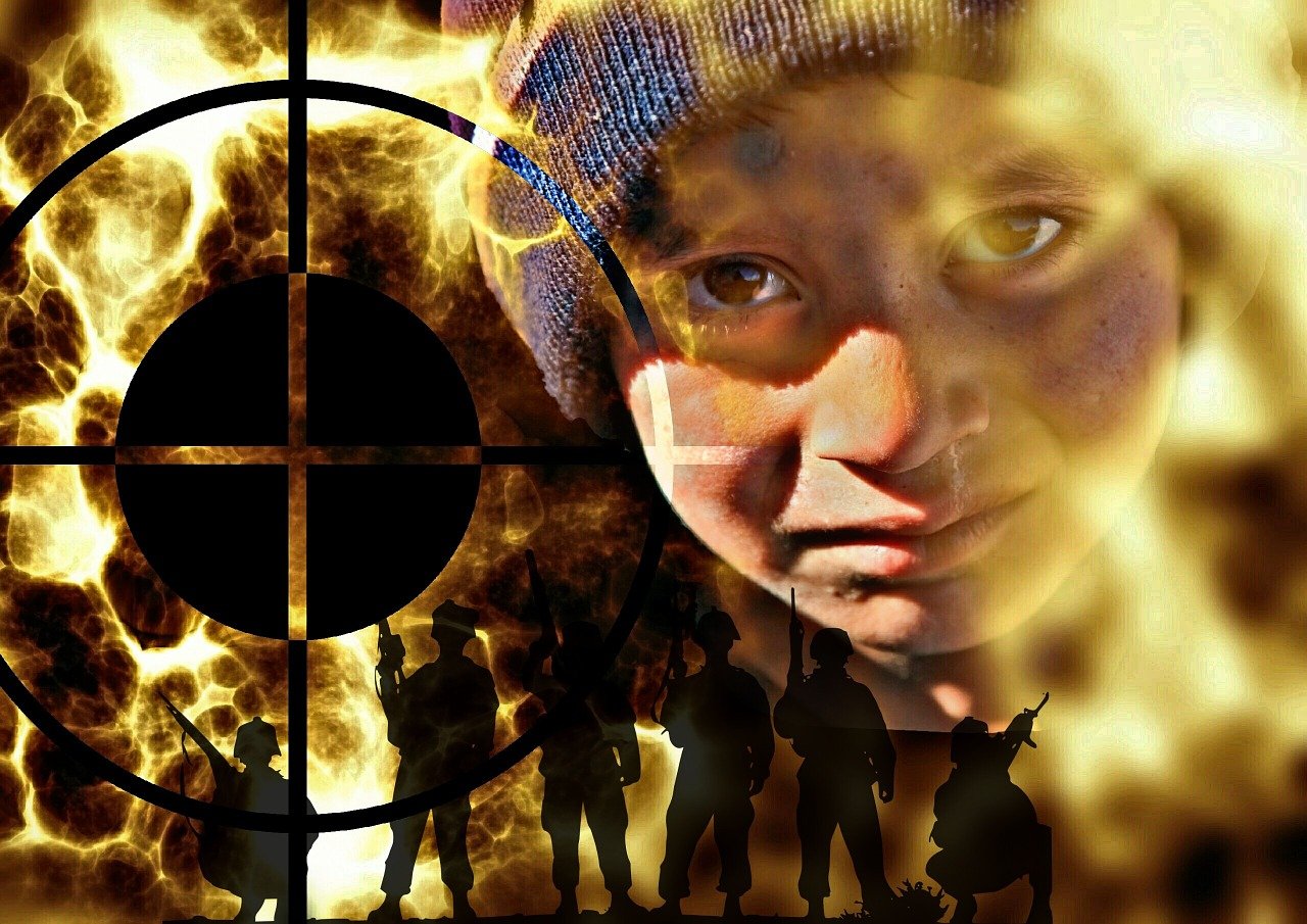 Symbolbild "Krieg und Flüchtlinge"