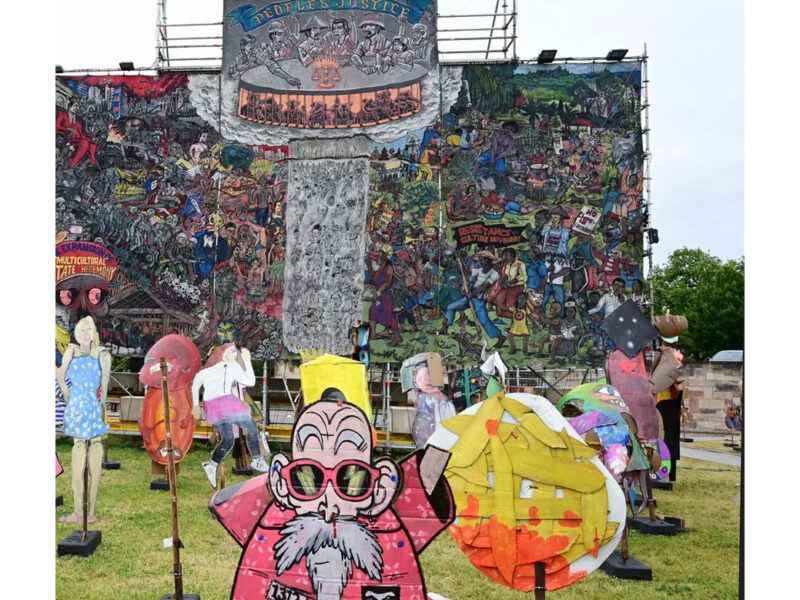 Documenta 2022: Umstrittenes Großplakat des indonesischen Künstlerkollektivs Taring Padi