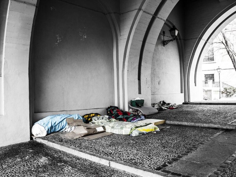 Obdachlosenlager