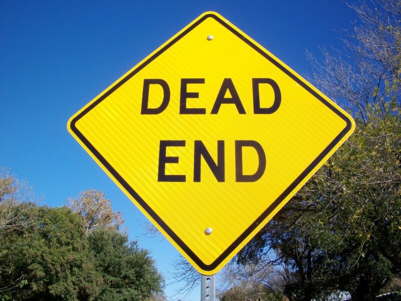 Schild "DEAD END"