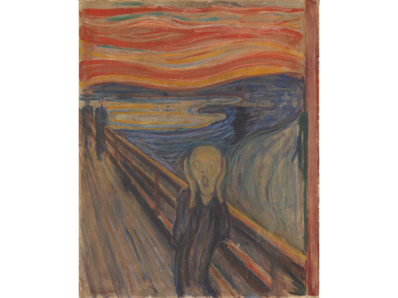 Edvard Munch: Der Schrei, Gemälde 1893