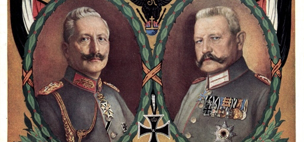 Kaier Wilhelm II. und Paul Hindenburg