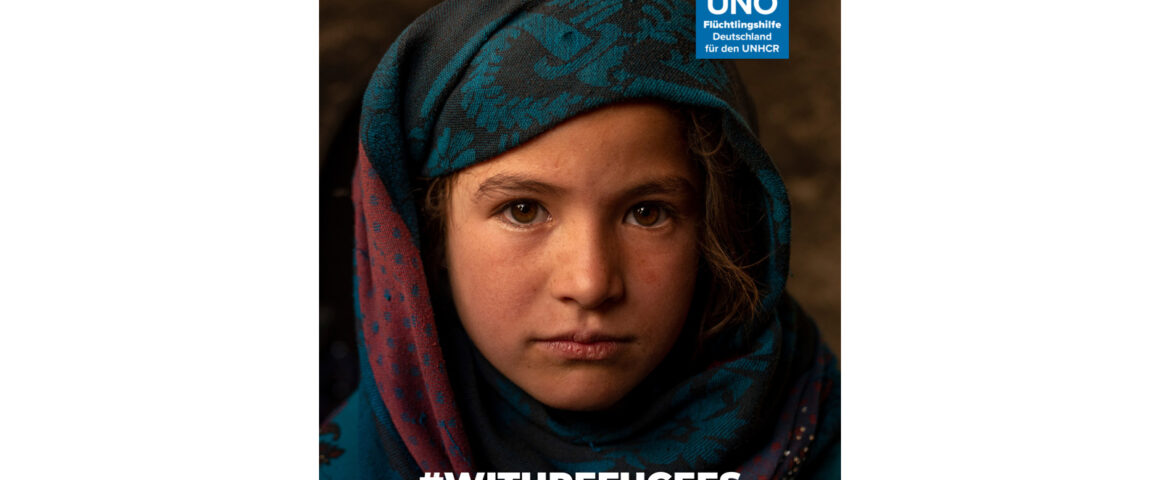 Kind aus Afghanistan, UNHCR-Bild zur Kampagne #WITHREFUGEES