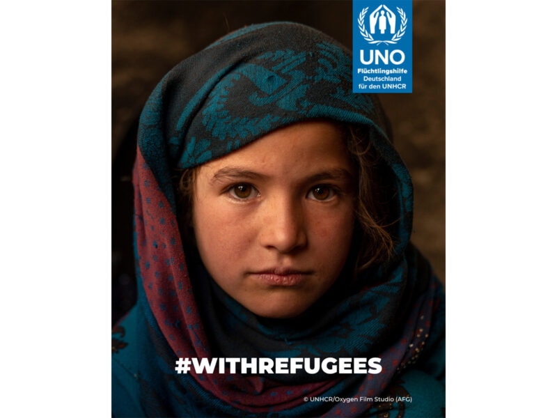 Kind aus Afghanistan, UNHCR-Bild zur Kampagne #WITHREFUGEES