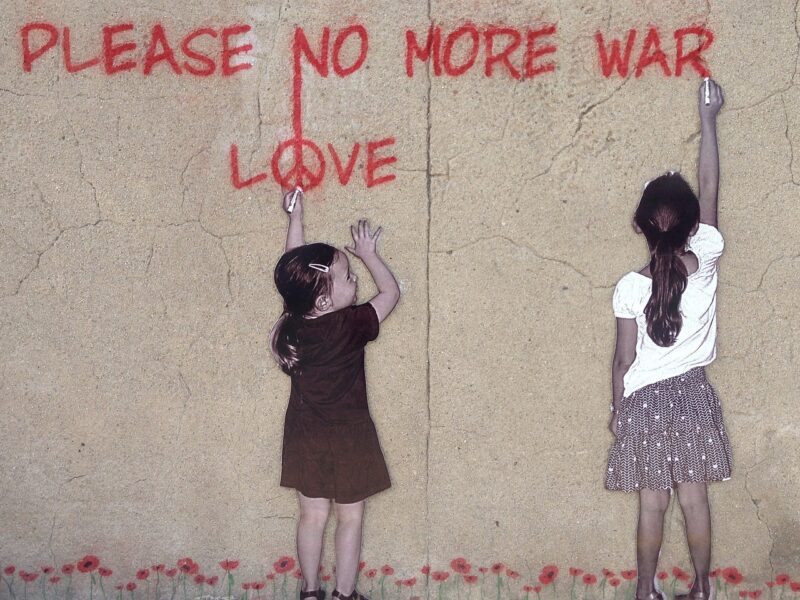 Graffiti für Frieden