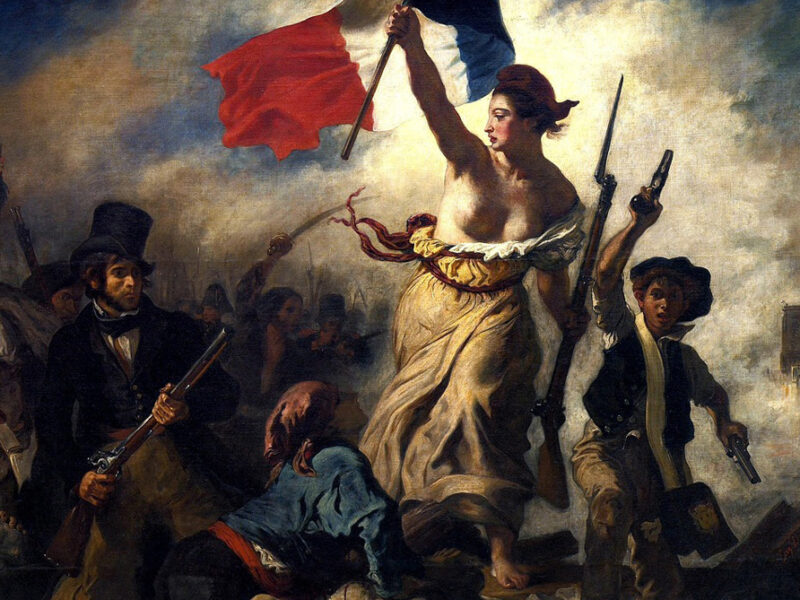 Symbolbild Verteidigung der Freiheit, Gleichheit und Brüderlichkeit, "Französiche Revoluton"