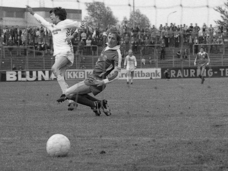 Werner Lorant erzielte gegen Fortuna Düsseldorf neben einigen Pokaltreffern auch das bisher letzte Bundesligator für RWE, copyright RWE
