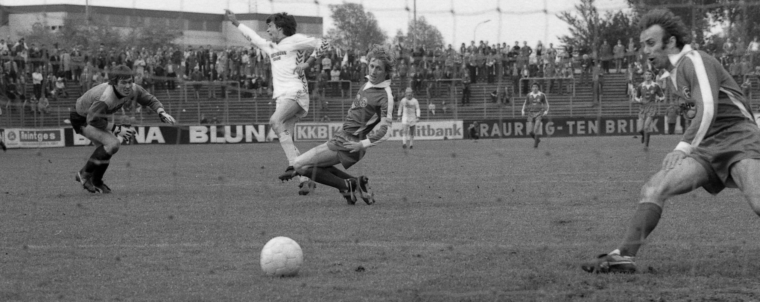 Werner Lorant erzielte gegen Fortuna Düsseldorf neben einigen Pokaltreffern auch das bisher letzte Bundesligator für RWE, copyright RWE
