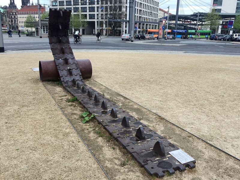 Denkmal Aufstand 17. Juni 1953, Postplatz Dresden