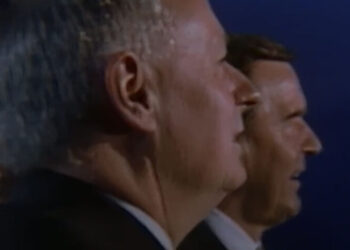 Oskar Lafontaine und Gerhard Schröder 1998