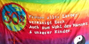 Banner zum Weltfrauentag