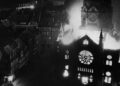 Brennende Synagoge 9.11.1938