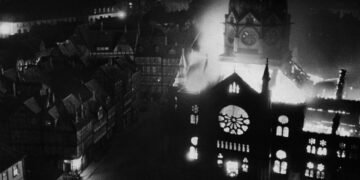 Brennende Synagoge 9.11.1938