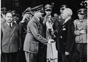 Hitler mit dem "Familienunternehmer" Gustav Krupp von Bohlen und Halbach
