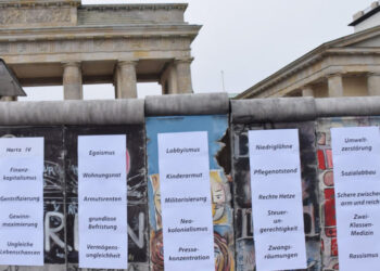 Protest in Berlin gegen Armut