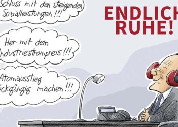 Buchtitel "Endlich Ruhe - Cartoons des Jahres 2023"