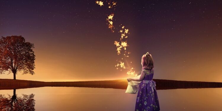 Phantasiebild "Sterntaler"