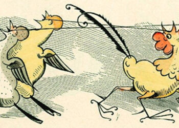 Hühner aus "Max und Moritz"