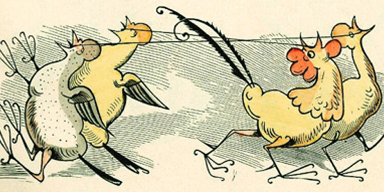 Hühner aus "Max und Moritz"