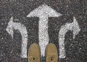 Richtungspfeile, Symbolbild "Wahl"