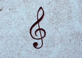 Relief Violinschlüssel