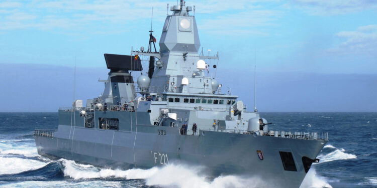 Fregatte Hessen im Einsatz