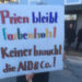Plakat auf Anti-AfD-Demonstration in Prien, , Fotograf: Günther Freund