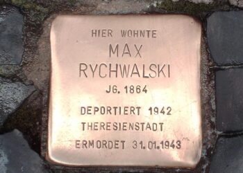Stolperstein für Max Rychwalski © Koordinierungsstelle Stolpersteine Berlin