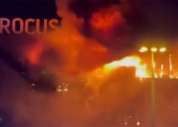 Bild vom Terroranschlag in Krasnogorsk