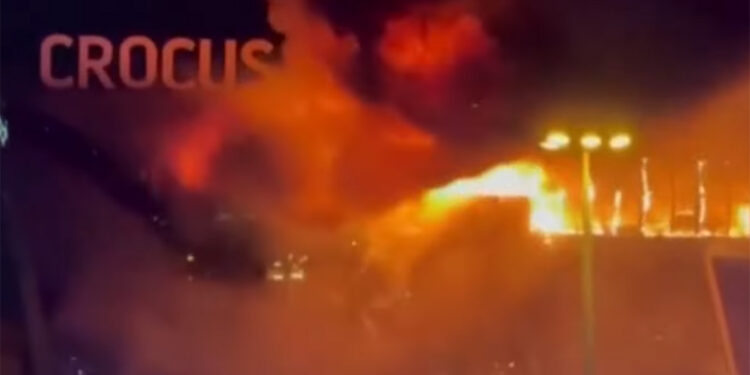 Bild vom Terroranschlag in Krasnogorsk