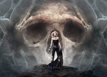 Amazonen vor Totenkopf