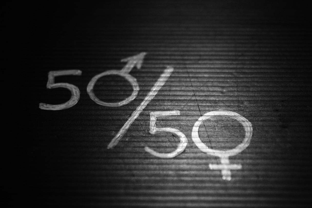 50/50, Symbolbild Gleichberechtigung