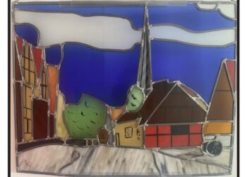 Glasbild nach einem Motiv von Otto Modersohn