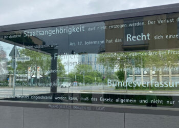 Eingang zur U-Bahn-Station am Haus der Geschichte in Bonn