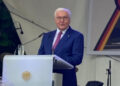 Bundespräsident Frank-Walter Steinmeier beim Bürgerfest "75 Jahre Grundgesetz" am 24.5.2024 in Bonn