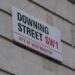 Straßenschild Downing Street