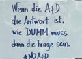 Anti AfD Plakat