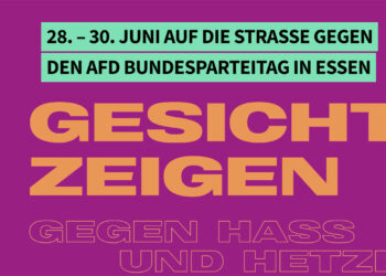 Screenshot des Aufrufs "Gemeinsam laut"