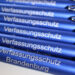 Blaue Kugelschreiber des Verfassungsschutzes Brandenburg