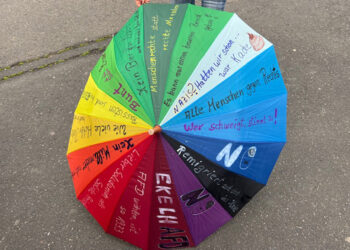 Impression von der Großdemo in Köln am 1.6.2024