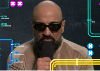 Screenshot Xatar in "fake train", Vide der Bundeszentrale für politische Bildung