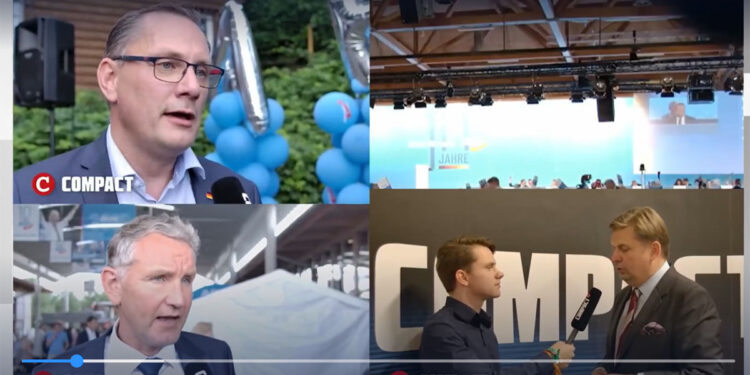 AfD-Führer im Interview mit Compact-TV