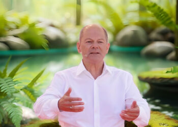 Olaf Scholz im Dschungel