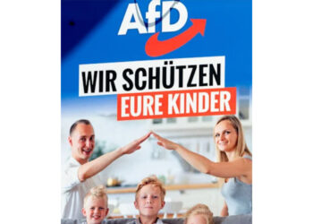 AfD-Wahlplakat mit Hitlergruß