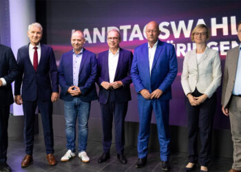 MDR zur Landtagswahl, Spitzenkandidat'innendiskussion am 15.8.2024 im MDR