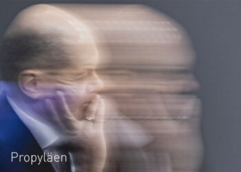 Buchtitel: Daniel Brössler Ein deutscher Kanzler Olaf Scholz, der Krieg und die Angst