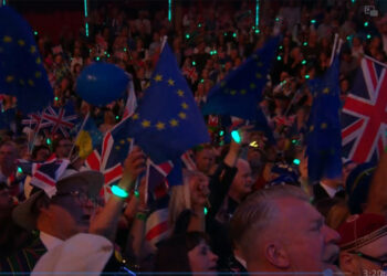 Last Night of the Proms 2024, Screenshoz der BBC-Ausstrahlung