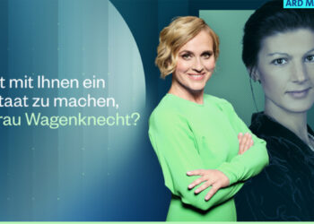 Screenshot ARD-Mediathek zur Sendung von Caren Miosga