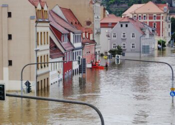 Elbehochwasser Meißen